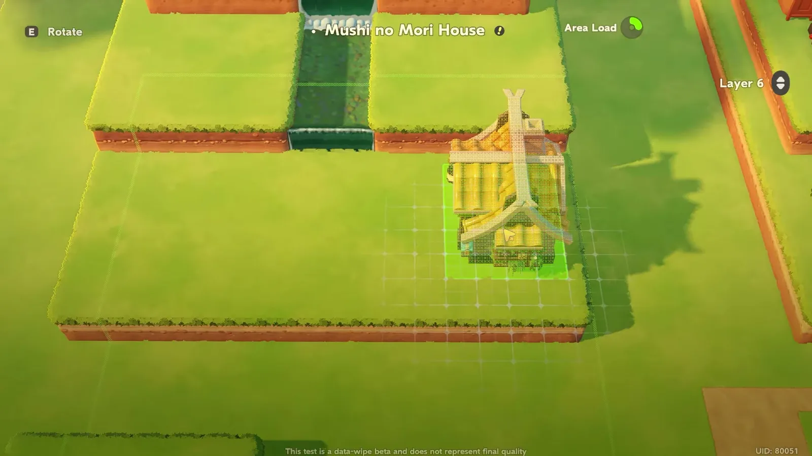 Petit Planet placing the Mushi no Mori House on the right terrace of the river village in the Planetmaker