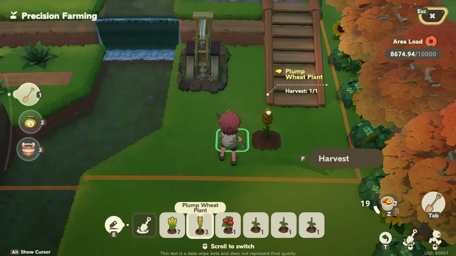Petit Planet Precision Farming mode planting Plump Wheat Plant by hand in the river village field