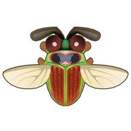 Metallic Wood-Boring Beetle