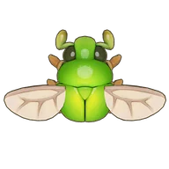 Unicolored Scarab Beetle