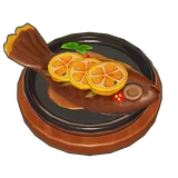 Fruit-Crusted Baked Fish