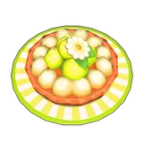 Floral Melon Pie