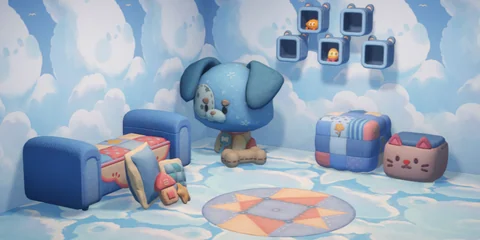 Fluffy Clouds furniture set